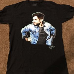 Thomas Rhett medium black 2017 Home Team concert series t-shirt
